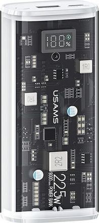 Powerbank Usams USA913, 9000mAh, karikim i shpejtë, e bardhë