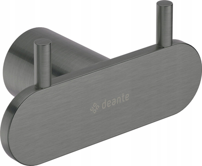 Varëse dyshe banjo Deante, çelik inox, titanium mat
