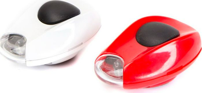 Set drita biçiklete Romet Mini JY-167, LED, me bateri, një e bardhë edhe një e kuqe