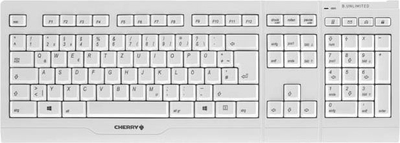 Set tastierë dhe maus CHERRY B.UNLIMITED 3.0, wireless RF, layout gjerman, gri