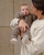 Pantofla për bebe Lodger Teddy Fleece, 6-12 muaj, shuall antirrëshqitës, bezhë