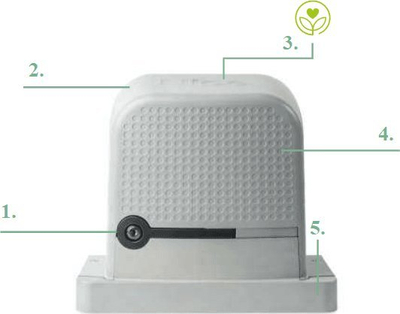 Set automatik për porta rrëshqitëse Nice Robo 600, deri 600 kg, 230V, gri