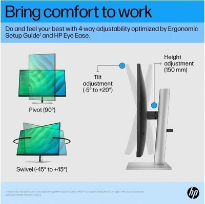 Monitor HP E27 G5, 27", Full HD, i zi