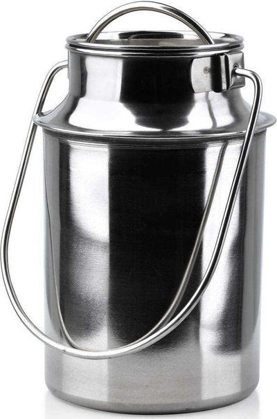 Kantë qumështi Orion Retro, 1.5 L, çelik inox, ngjyrë argjendi