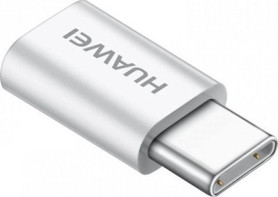 Adapter audio Huawei CM20, USB C në 3.5mm, 9cm, i bardhë