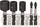Set bitash edhe çelësa tubularë Bosch Impact Control, 5 copë
