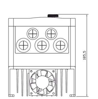 Inverter F&amp;F FA-1LX022, 1 fazor, 2.2kW, 3x230V
