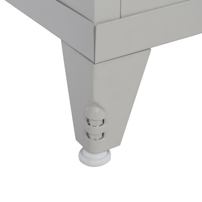 Dollap  metalik 90×45×190,5 cm me 4 rafte & këmbë (HM10322)