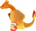 Lodër pelushi Pokémon Charizard, 30 cm, zyrtare, portokalli