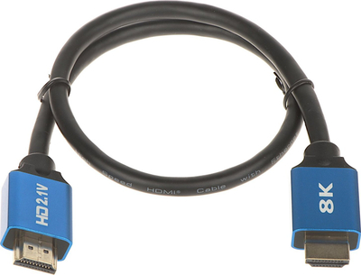 Kabllo HDMI në HDMI V2.1, 0.5m, 8K, e zezë