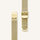 Orë dore për femra Rosefield The octagon XS Mesh Gold, e artë