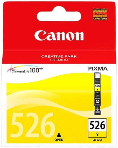 Ngjyrë për printer Canon CLI-526Y, e verdhë
