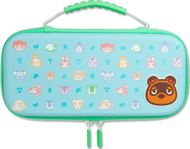 Çantë mbrojtëse PowerA Animal Crossing për Nintendo Switch, për OLED dhe Lite, me hapësirë për karta lojërash, shumëngjyrëshe