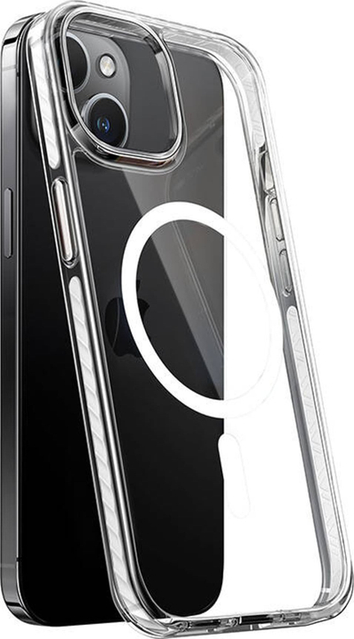Kалфa за телефон Torras Sparka за iPhone 15, MagSafe, транспарентен