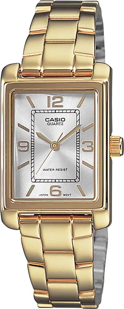 Orë dore Casio LTP-1234PG-7AEG, për femra, klasike, ngjyrë ari