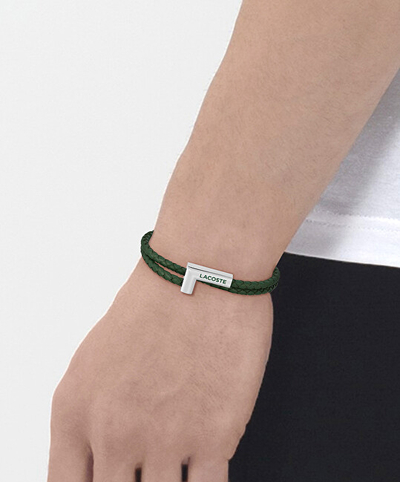 Byzylyk Lacoste Swarm, i argjendtë/gjelbër