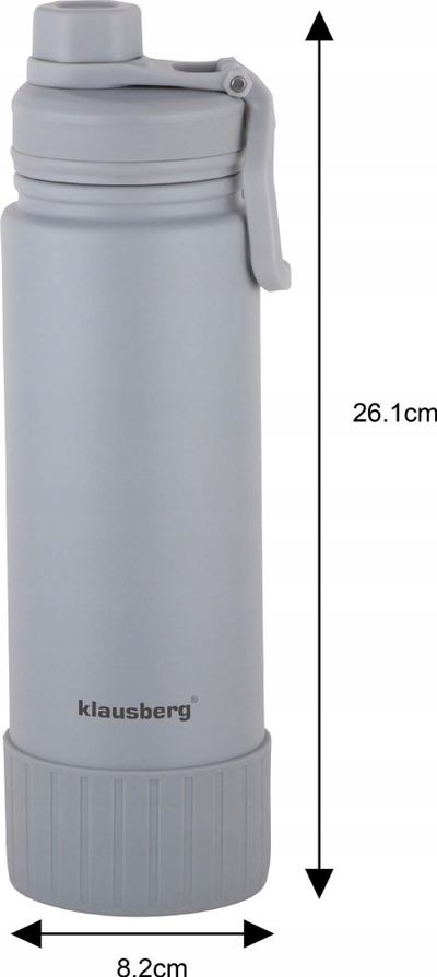 Termus udhëtimi Klausberg Thermal Mug, 720ml, inoks, gri