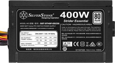 Burim energjie SilverStone Strider SST-ST40F-ES230 ATX, 400W