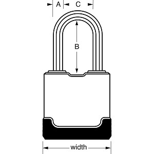 Dry Master Lock Excell Weather Tough, boron karbid, i zi