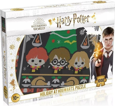Сложувалка Winning Moves Harry Potter Christmas Jumper, 1000 парчиња, многубојна