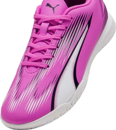 Këpucë futsalli për kalamaj Puma Ultra Play IT Jr 107780 01, shollë non marking, rozë