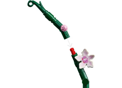 Set LEGO Icons Orchid 10311, 608 copë, model dekorativ lule orkide, shumëngjyrësh
