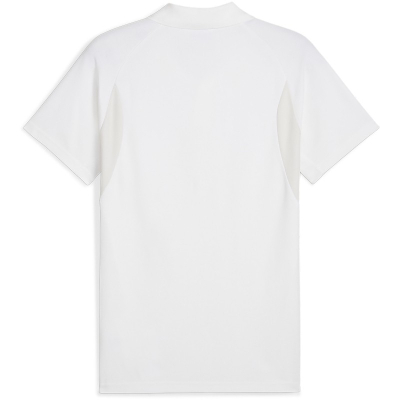 Bluzë polo meshkujsh PUMA TeamEvostripe, Slim Fit, e bardhë gri, M