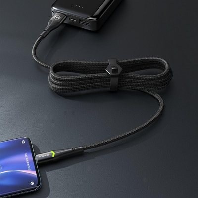 Kabllo USB në USB-C Mcdodo Magnificence CA-7960, 1m, 3A QC 4.0, e zezë