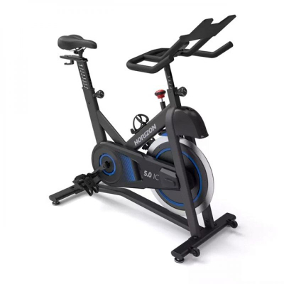 Biçikletë spinning Horizon Fitness Indoor Cycle 5.0 IC-21, rezistencë magnetike, ekran LCD, e zezë