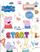 Libër aktiviteti Peppa Pig Get Started 6 Letters with Peppa, polonisht, për kalamaj