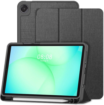 Mbulesë tablet Tech-Protect SC Pen Canvas për Samsung Galaxy Tab A9 A11 8.7, me mbajtëse stylus, gri