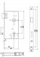 Bllokator dere LOB ASSA ABLOY 72/55 WC Z7ACL, pllaka ballore 235mm, argjend