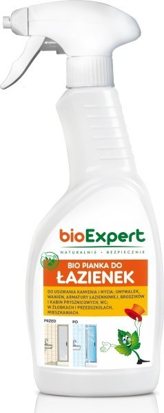 Пена за чистење бања bioExpert Bathroom Cleaning Foam, против бигор, 0,5 L