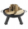 Vatër kopshti Master Grill Garden Fire Pit 80cm, çelik, e zezë