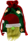 Qese dhuratash Saska Garden Christmas Gift Bag With Santa, 15x20cm, shumëngjyrëshe