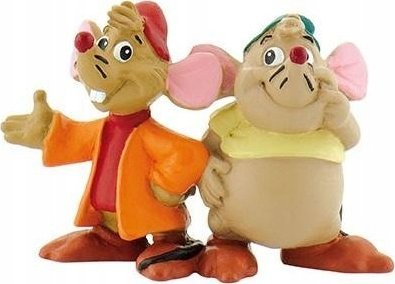 Figurina Bullyland Gus edhe Jaq, set personazhesh Disney, shumëngjyrëshe