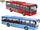 Autobus lodër City Bus, metal, 15cm, me tërheqje, shumngjyrësh