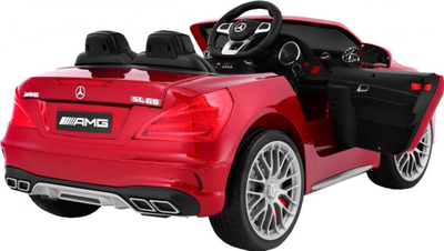 Makinë elektrike për kalamaj Mercedes AMG SL65, 2x35W, llak me shkëlqim, e kuqe