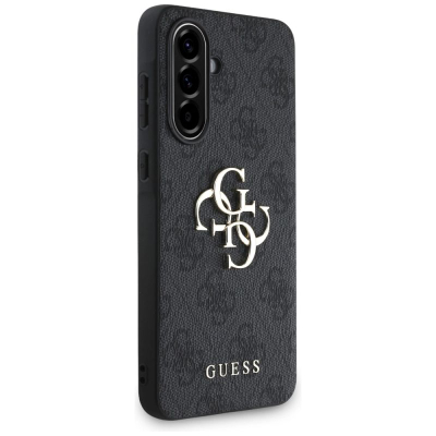 Футрола за телефон Guess 4G Saffiano за Samsung Galaxy A56 5G, еко кожа, црна