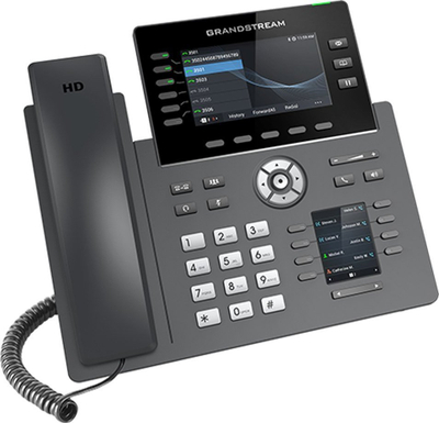 IP телефон Grandstream GRP2616, 6 линии, Dual Band безжична мрежа, Блутут, напојување преку мрежа