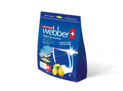 Set për enëlarëse Webber ECOline 3n1, tableta all in one, kripë 1.5kg, aromë limoni