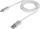 Kabllo me ngjyrë argjendi USB mikroUSB Natec Extreme Media - USB 2.0 (M), 1m, LED karikues