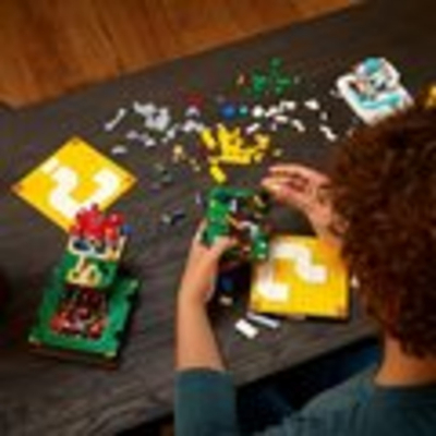 Играчка LEGO® Super Mario™ 71395 Super Mario 64™ акциона коцка со прашалник