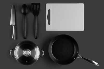 Set tartash çeliku inox, 6 copë, 46 x 15 x 28 cm, ngjyrë argjendtë