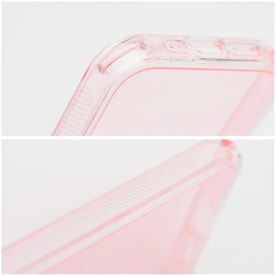 Çeçkë telefoni MATRIX Clear për Xiaomi Redmi Note 14 4G, transparente, TPU PU, rozë e çelët
