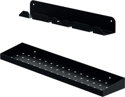 Mbajtëse aksesoresh furre Alfa Forni Peel Holder, metal, e zezë