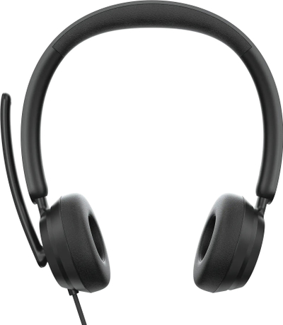Kufje me mikrofon Microsoft Incase Modern USB C, me kabëll, për zyrë, të zeza