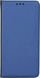 Këllëf-libër për telefon Motorola Moto G22, me portofol, me mbajtëse, blu