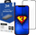 Mbrojtëse ekrani 3mk HardGlass Max për iPhone 13 Pro, xham i temperuar, 0.3mm, e zezë