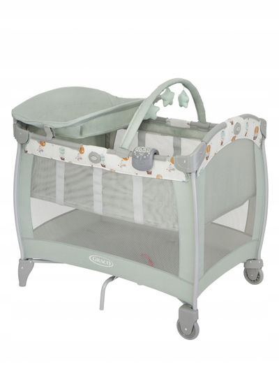 Склоплив детски креветче Graco Contour Electra, 65 x 100 cm, со вибрации и мелодии